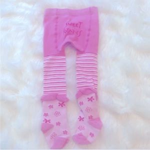 Pink Sweet Potatoes Tights/Leggings Infant Baby Girl